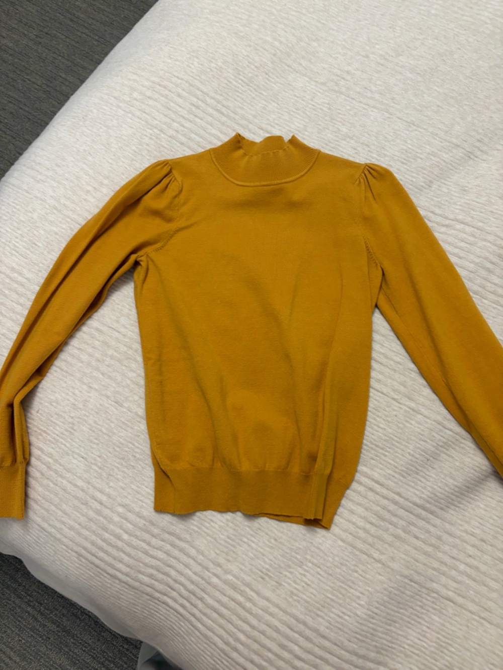 Everyday Crewneck Sweater in Mustard